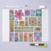 BlumenCollage Seidenpapier (Handwerk)