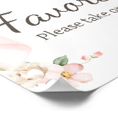 Blumencoquette Baby in Bloom Baby Duschfavoriten Poster (Ecke)