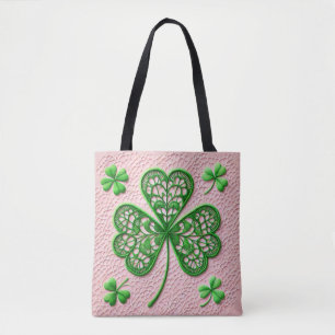 Blumencoquette Kleeblatt St Patrick's Day Tasche