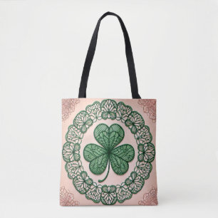 Blumencoquette Kleeblatt St Patrick's Day Tasche