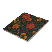 Blumencotgore Dunkle Whimsikantik Fliese (Seite)