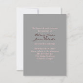 Blumencowboy Stiefel Western Hochzeit Einladung (Rückseite)