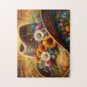 Blumencowboyhut Puzzle (Vertikal)