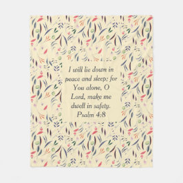 BLUMENCreme | Sicherheit im Ruhezustand | CHRISTLI Fleecedecke