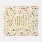 BLUMENCreme | Sicherheit im Ruhezustand | CHRISTLI Fleecedecke (Vorderseite (Horizontal))