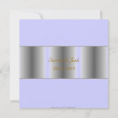 Blumendach Jüdische Hochzeit Einladung (Rückseite)