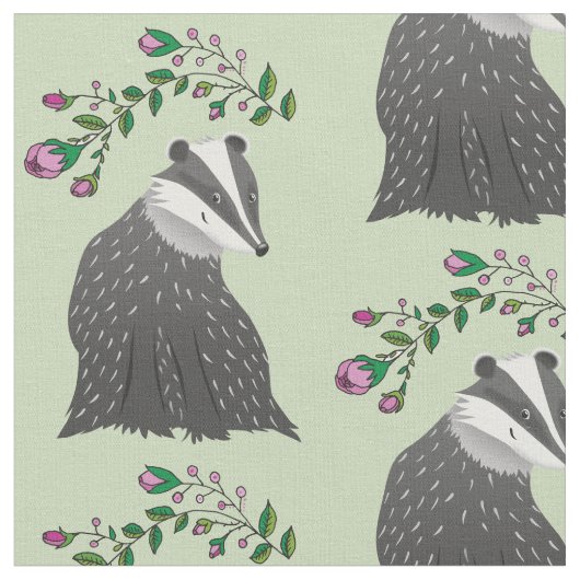 Blumendachse Stoff (Nahaufnahme)