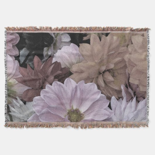 Blumendahlia Garden Blume werfen Blanket Decke (Vorderseite)