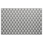 BlumenDamast auf schwarzem Stoff (Yard (91,4 cm))