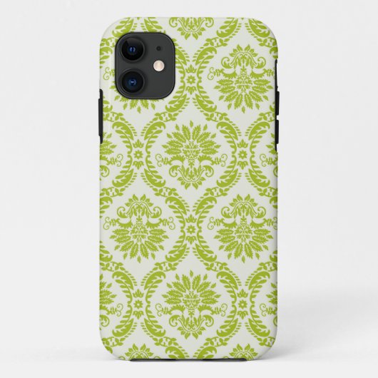 Blumendamast Case-Mate iPhone Hülle (Rückseite)
