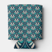 BlumenDamast: Eleganter Jugendstil. Dosenkühler (Rückseite)