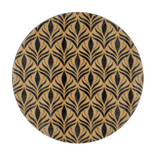 BlumenDamast: Eleganter Vintager Stil Schneidebrett