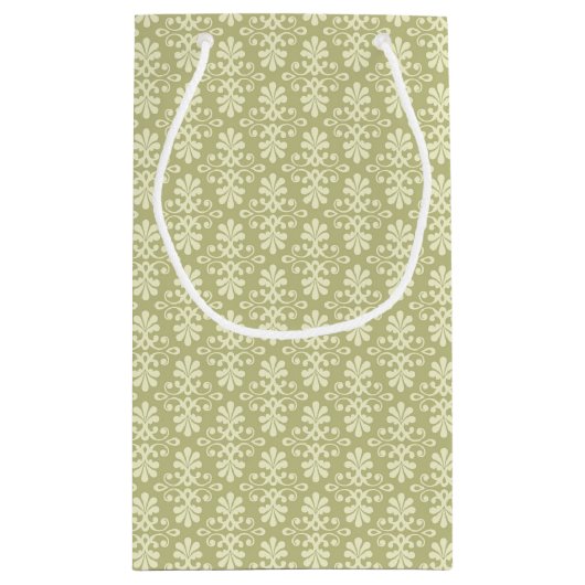 Blumendamasttapete Kleine Geschenktüte (Rückseite)