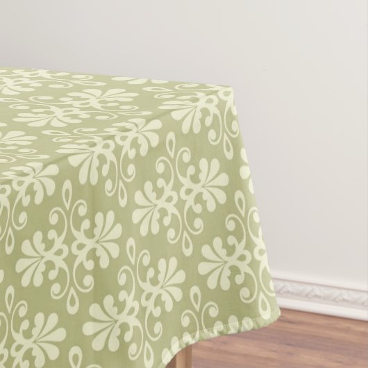 Blumendamasttapete Tischdecke (Beispiel)