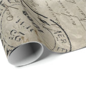 Blumendame Decoupage Poster Geschenkpapier (Rolleneckpunkt)