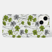 Blumendarstellung, abstrakte Wildblumen, modern Case-Mate iPhone Hülle (Rückseite (Horizontal))