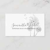 Blumendarstellung Handgemachte Bade- und Körperpro Visitenkarte (Vorderseite)