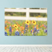 Blumendekor aus Texas Hill Country Leinwanddruck (Insitu (Holzboden))