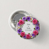 Blumendekor Button (Vorne & Hinten)
