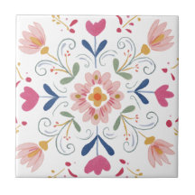 Blumendekor für Zuhause Keramikfliesen 2
