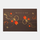 Blumendekor Fußmatte (Vorderseite)