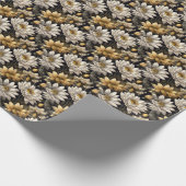 Blumendekor Geschenkpapier (Ecke)