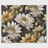 Blumendekor Geschenkpapier (Flach)