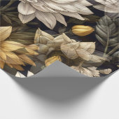 Blumendekor Geschenkpapier (Ecke)