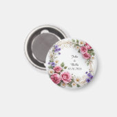 Blumendekor Magnet (Vorderseite/Rückseite)