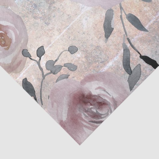 Blumendekor Seidenpapier (Detail)