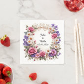 Blumendekor Serviette (Beispiel)