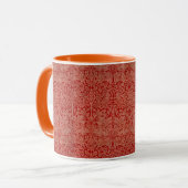 Blumendekoration Art Pattern Wilhelm Morris Tasse (Vorderseite Links)