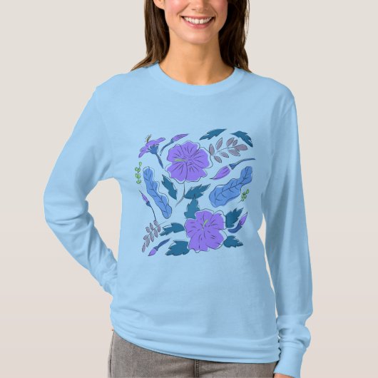 Blumendekoration Art Shirt (Vorderseite)