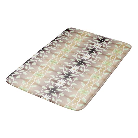 Blumendekoration Badematte (Schrägansicht)