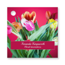 Blumendekoration Business Rote Tulpen Foto