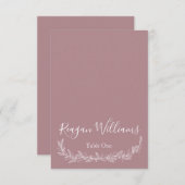 Blumendekoration Einladung (Vorne/Hinten)