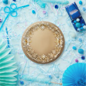 Blumendekoration für Ihr Party. Pappteller (Party)