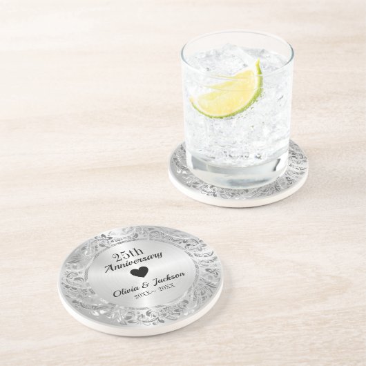 Blumendekoration Getränkeuntersetzer (Seite)