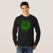 Blumendekoration (grün) T-Shirt (Vorne ganz)