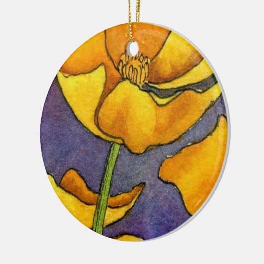 Blumendekoration Keramik Ornament (Links)