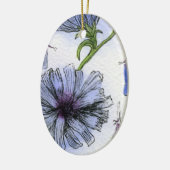 Blumendekoration Keramik Ornament (Links)