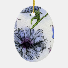 Blumendekoration Keramik Ornament