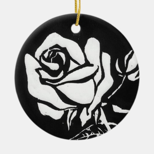 Blumendekoration Keramik Ornament (Vorne)