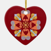 Blumendekoration Keramik Ornament (Vorne)