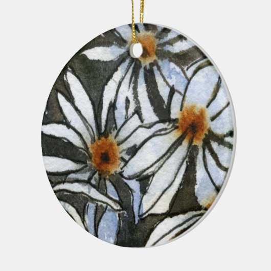 Blumendekoration Keramik Ornament (Links)