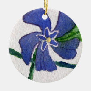 Blumendekoration Keramikornament
