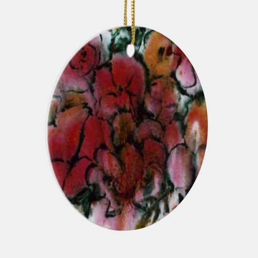 Blumendekoration Keramikornament (Rechts)