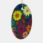 Blumendekoration Keramikornament (Rechts)