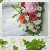 Blumendekoration Küchentuch (Gefaltet)