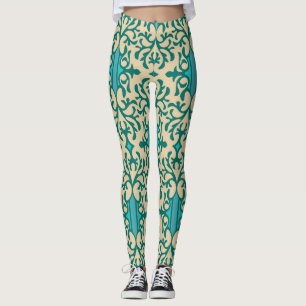 Blumendekoration: Moderne Moderne nahtlos Leggings